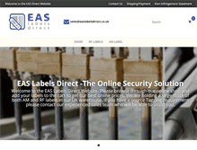 Tablet Screenshot of easlabelsdirect.co.uk